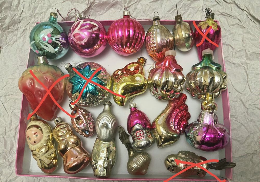 Новогодние игрушки ссср