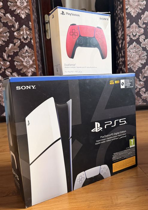 PlayStation 5 Slim с играми и 2 джостика СРОЧНО