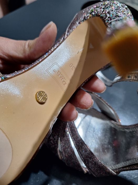 Sandale Dune cu gliter ,noi!