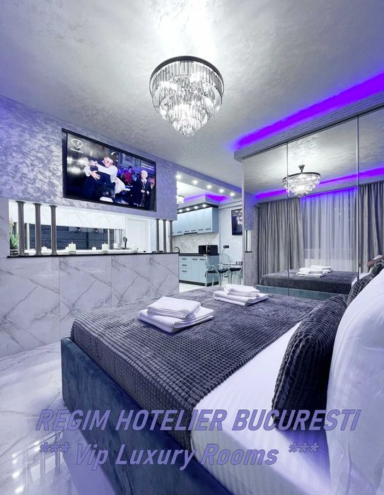 Regim Hotelier București => JACUZZI 180x180 = > VipLuxuryRooms AP.169