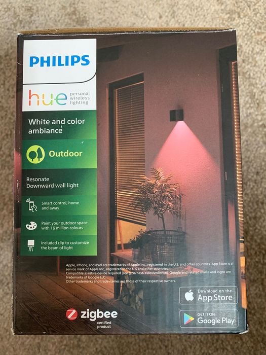 Aplică exterior Philips Hue și bandă led Hue