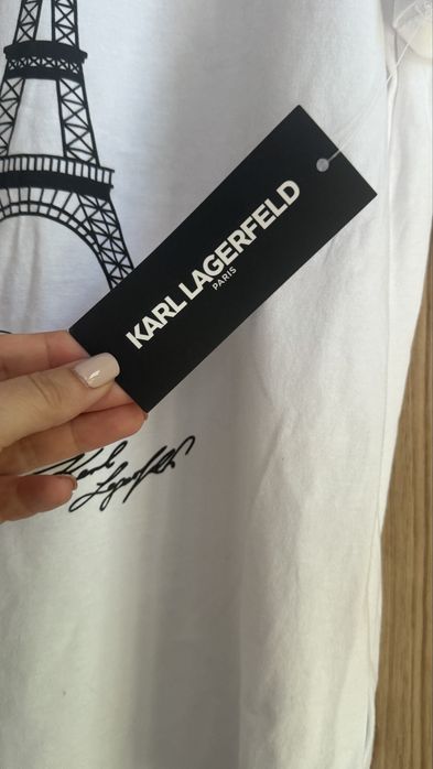 Тениска с надпис Karl Lagerfeld