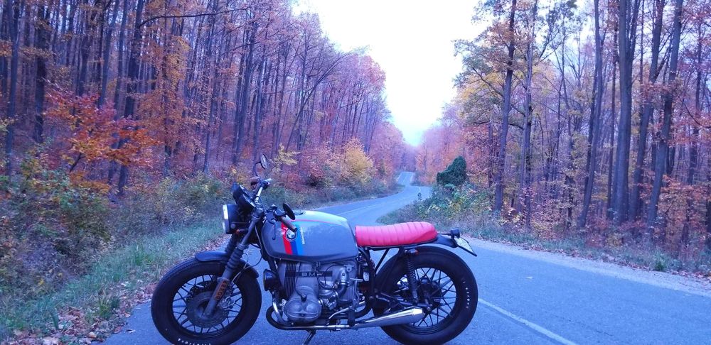 BMW R 45 cafe racer scrambler brat custom negociabil