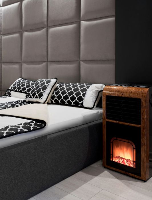 Fiamotto Gold чисто нов климатик, камина.