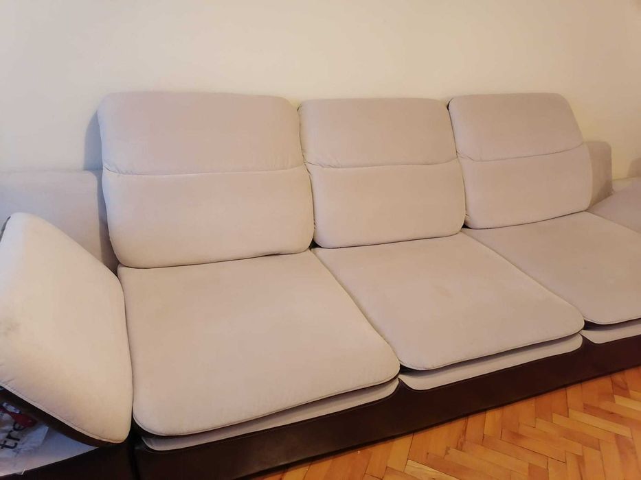 Set canapea extensibila cu 2 module depozitare