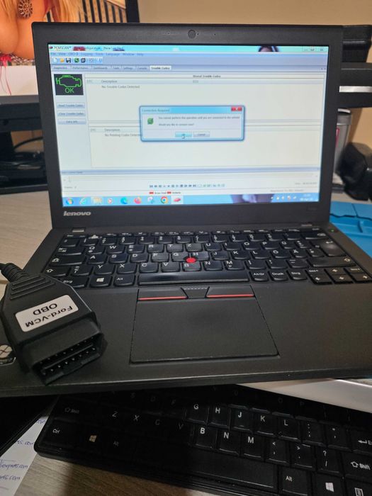 Interfata VCM Ford cu laptop Lenovo X250