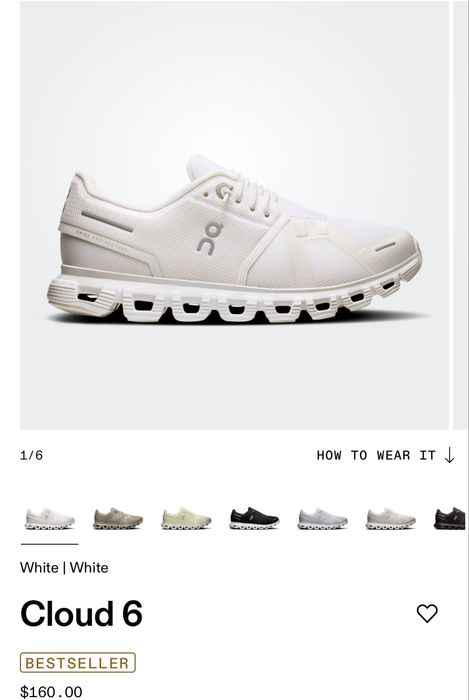 Женские кроссовки On Cloud 6