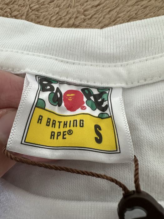 BAPE A Bathing Ape T-shirt Alb – Mărimea S – Nou cu etichetă