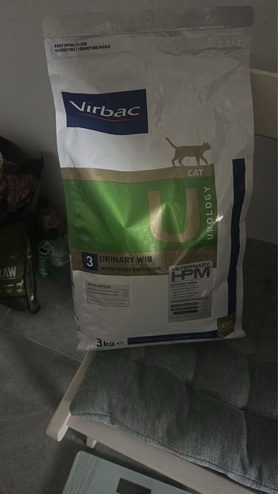 Hrană veterinară pentru pisici Virbac Urology WIB – 3 kg