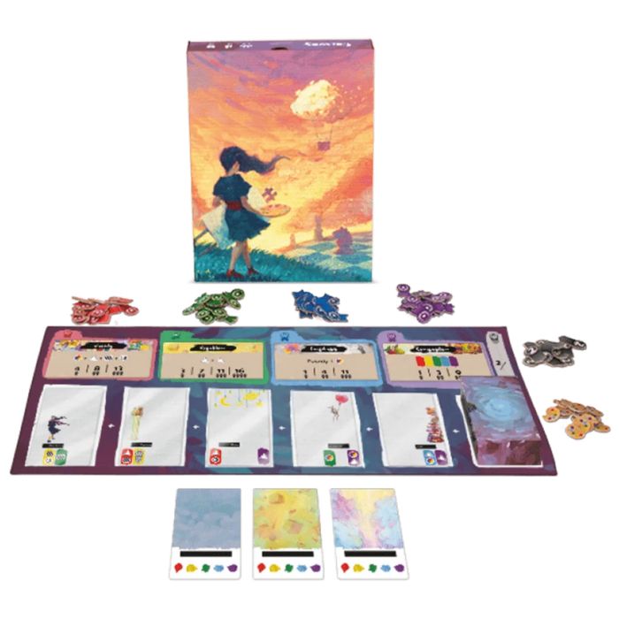 Joc societate / Board game - MYSTERIUM, CANVAS, UNO FLIP - lb. romana