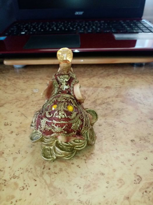 Сувенир Златно слонче,носещо късмет