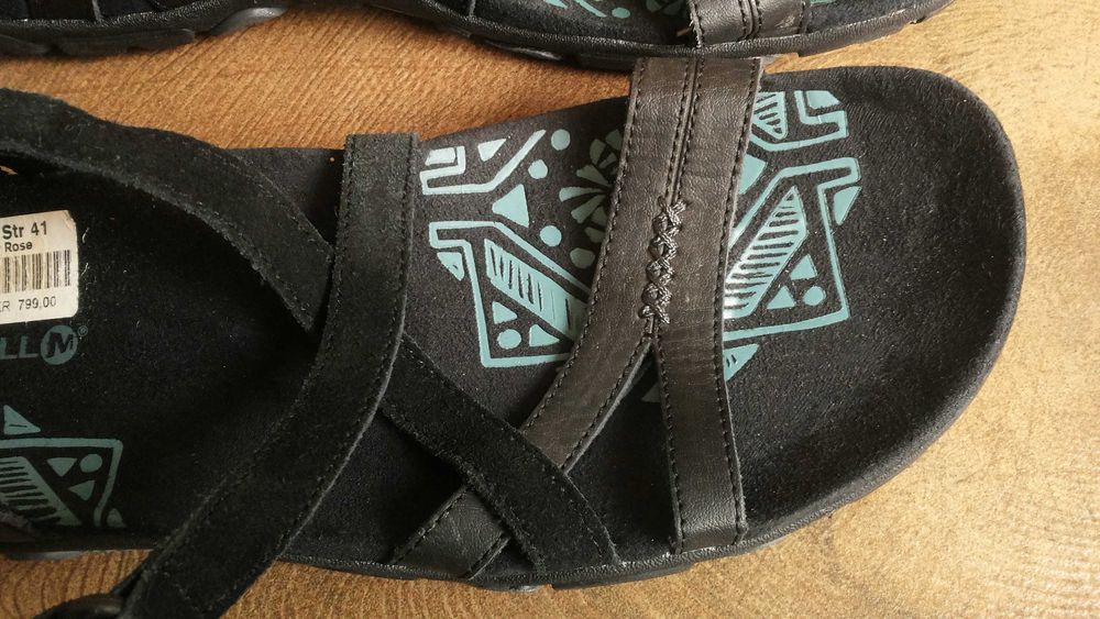 MERRELL Real Leather Размер EUR 41 / UK 8 сандали естествена кожа 94-13-S
