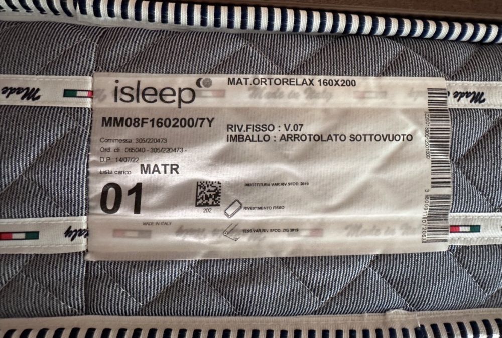 Матрак isleep 160/200