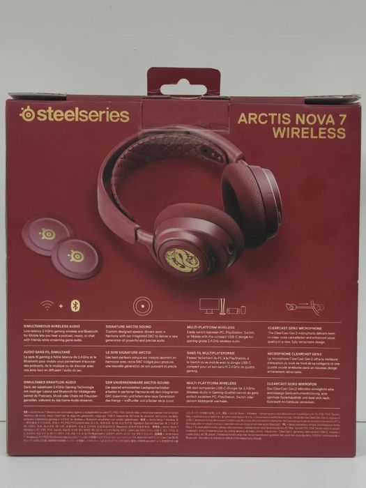 Casti Gaming Wireless SteelSeries Arctis Nova 7 Dragon Edition -P-