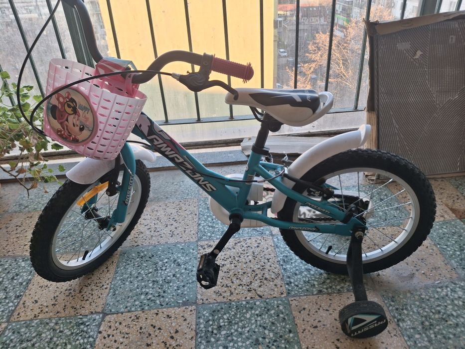 Детско колело+помащни колелета