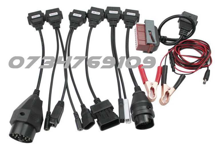 Pachet Tester Auto Multimarca Diagnoza Delphi DS150E Cabluri Auto/Cam