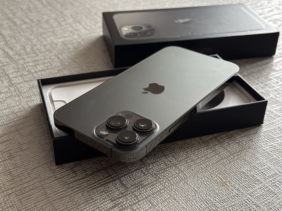 iPhone 13 Pro Max 256GB Graphite – Като НОВ, 100% Батерия.
