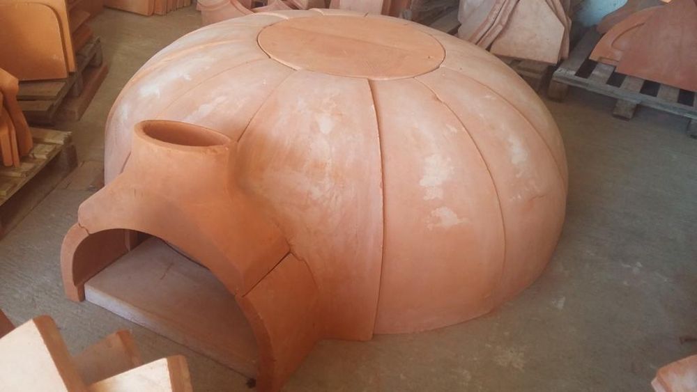 Cuptor pizza din argilă(TERACOTĂ pe lemne și gaz