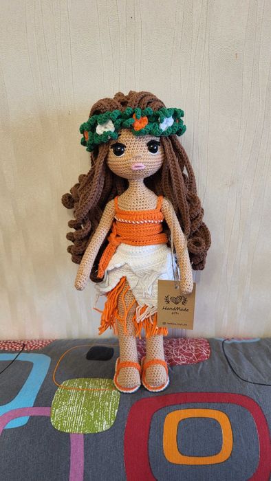 Кукла вязаная крючком