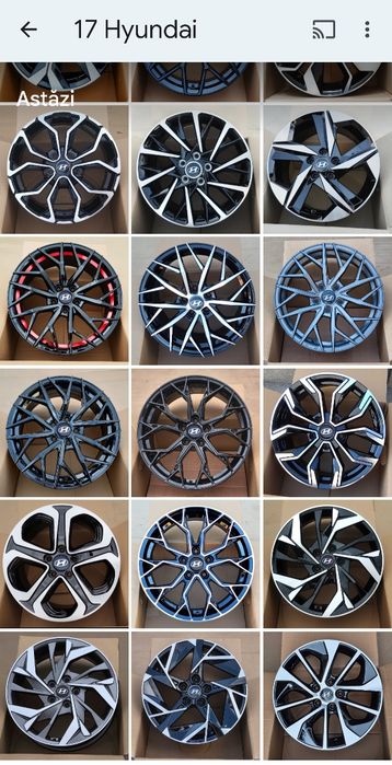 Jante 17 Hyundai i30 i40 Ioniq ix20 ix 35 Kona Nexo Coupe Santa Fe etc