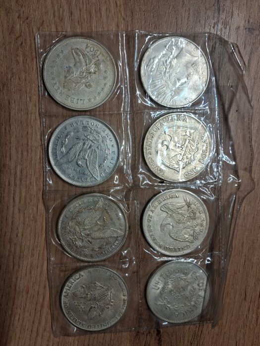 Монети от 1795г част от тях сребърни