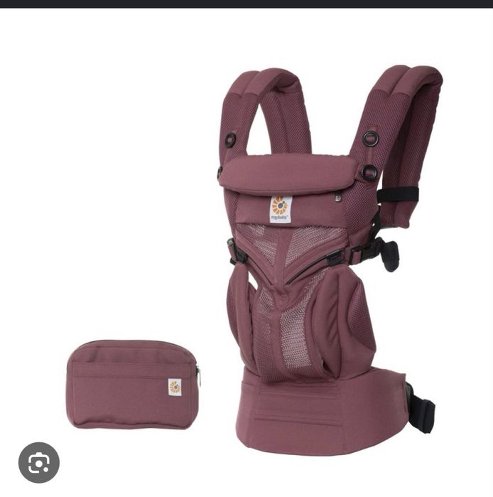 Marsupiu ergonomic pentru bebeluși Ergobaby Omni 360 Cool Air – mov-prună
