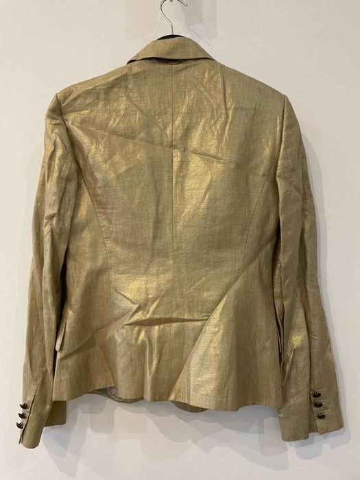 Sacou auriu RICHMOND 99% lână mărime IT 46 (M-L)