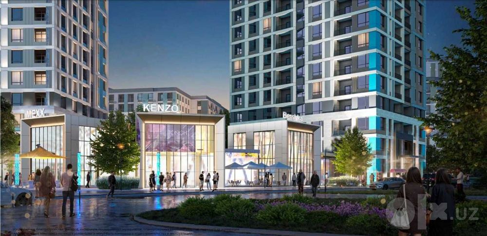 3 комнаты • 72 М² В NRG YANGI BAXT — Ипотека, Ключи сразу