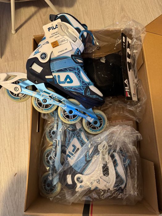 Role Fila Legacy Pro 84 Lady Blue/White/Lightblue