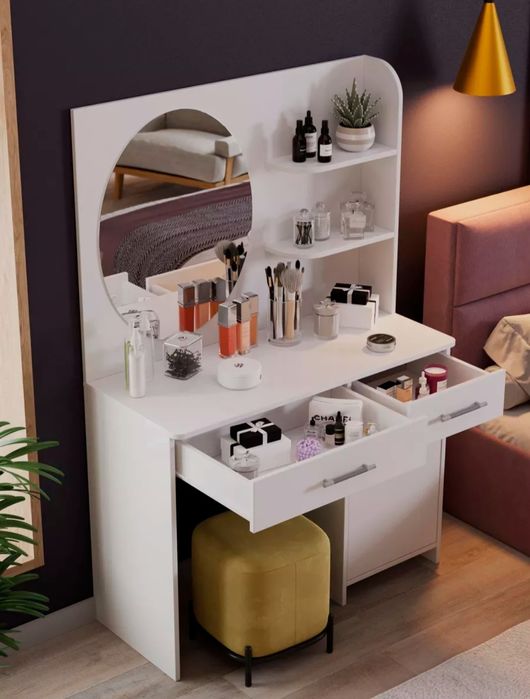 Туалетный столик с зеркалом Эвита  oynali boyanis stoli
Оригинал