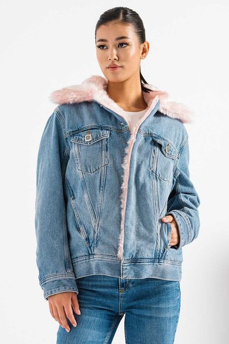 LIU JO – Дамско зимно яке с еко пух Размер: XL / IT:46 нов с етикети