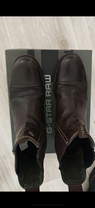 G star кожени боти