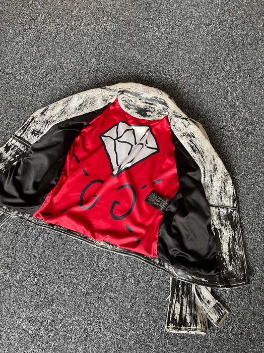 Естествена кожа яке Gucci