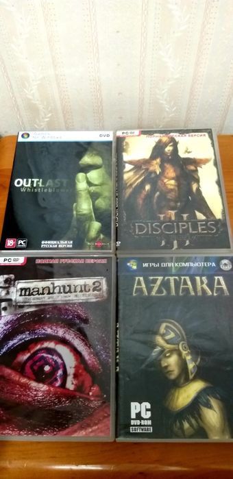 Игровые диски на ПК.