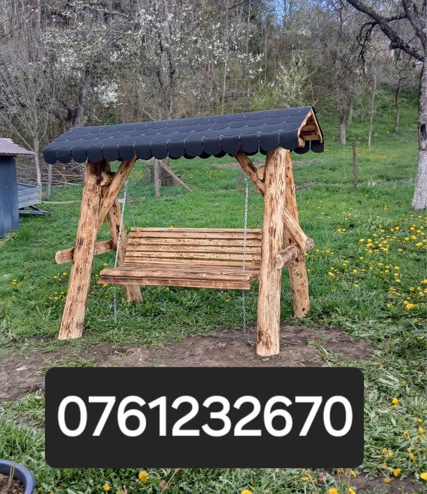 Mobilier rustic pentru gradina