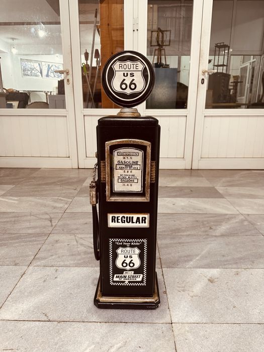 Ретро бензинова колонка ROUTE 66 – винтидж декор