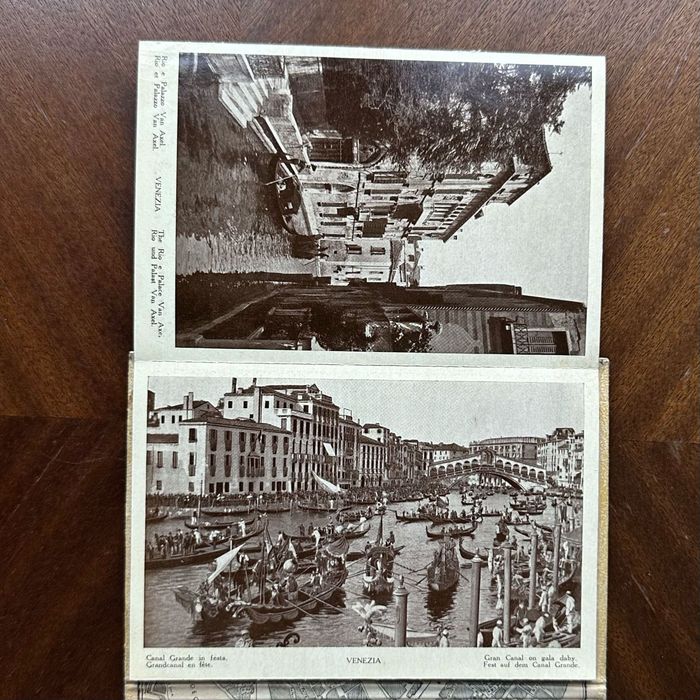 Антикварен албум със снимки Венеция - 50 изгледа, 1930 г.