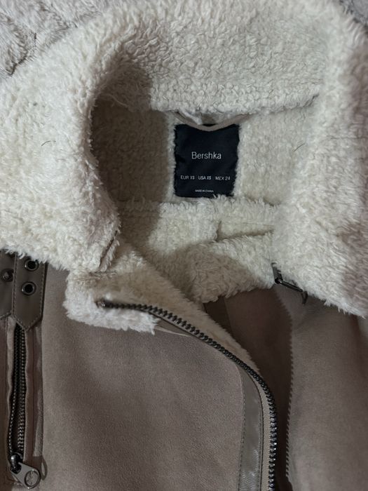 Bershka дубленка ,кожаная куртка Mango