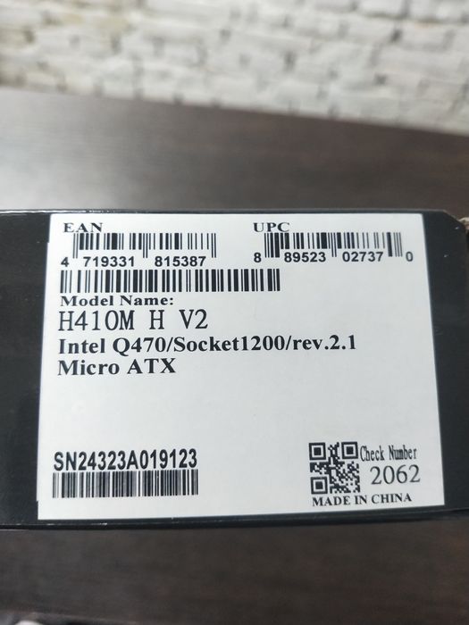 Материнская плата h410m H V2
