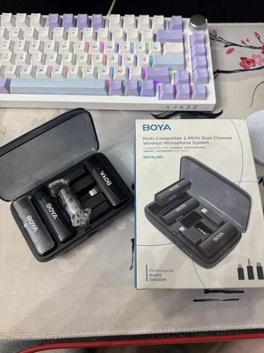Продается Микрофон Boya Link черный