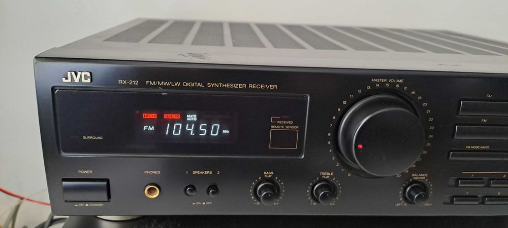 JVC RX-212BK Amplificator Stereo – Sunet de exceptie – Receiver Phono