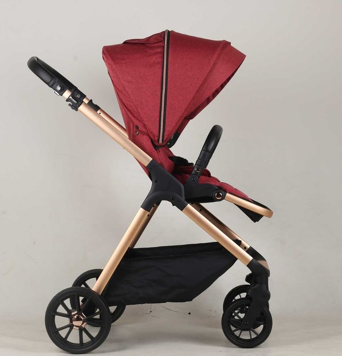 Carucior pentru Copii 3 in 1 All in One Visoli Bordeaux