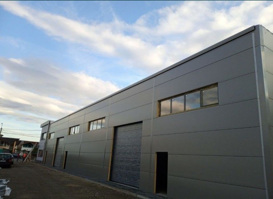 Structura metalica 16x20 din profile cu pane din teava