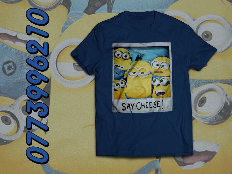 Tricou "Despicable Me - Minions - Say cheese" Bărbați / Mărime "L"