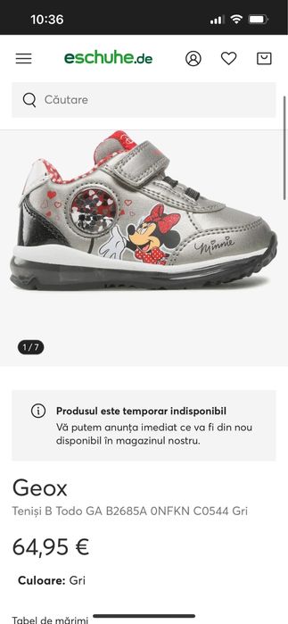 Pantofi fete Geox leduri