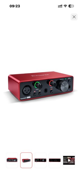 Звуковая карта focusrite