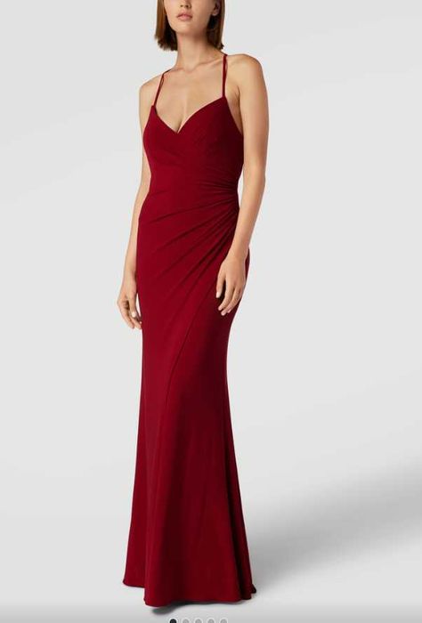Червена рокля - LUXUAR FASHION  - SIZE EU36/50€