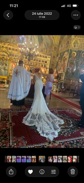 Rochie de mireasa M superba