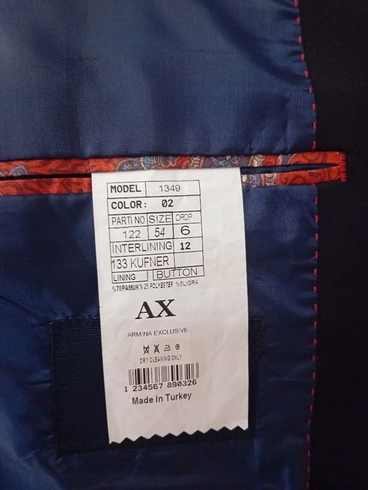 Мъжко сако тъмносин цвят