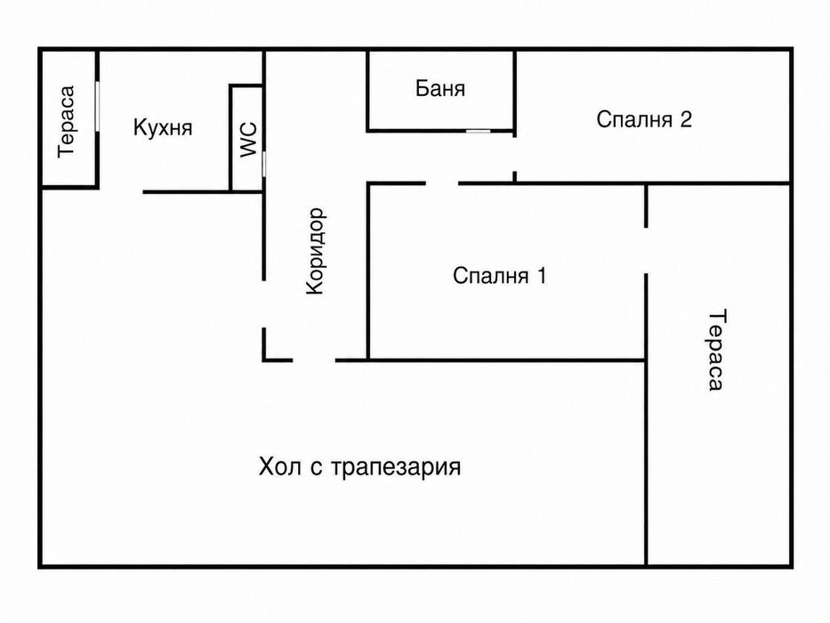 Тухлен 3-стаен апартамент с гледка към Бунарджика